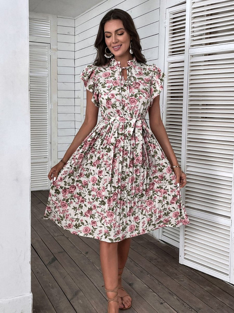 Kaidesse Midi Dress - Pink