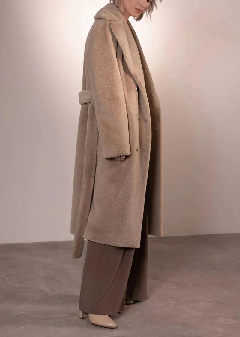 Classic Mink-style Velvet Coat