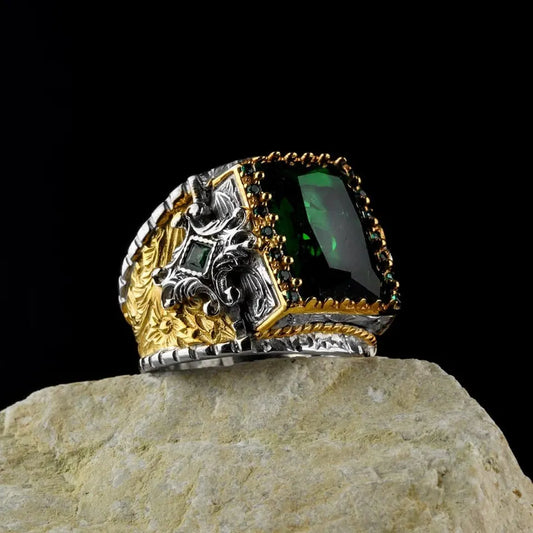 Statement Emerald Ring