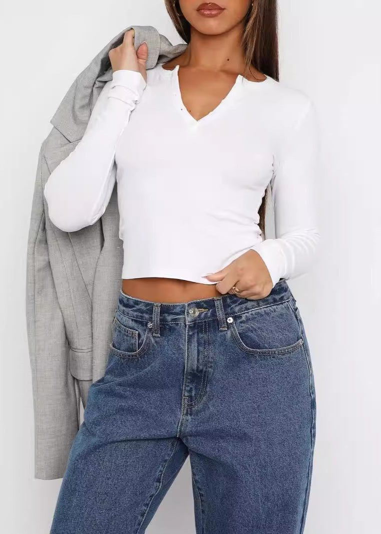 Y2g High-grade Button Sweater - Hot Girl Blouse