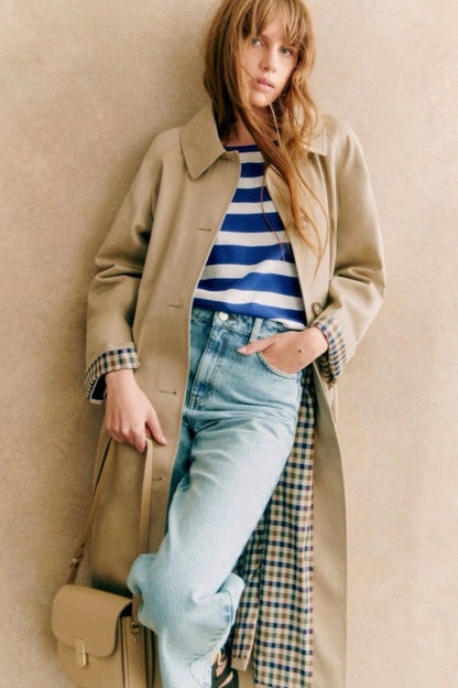 French Classic Long Overcoat