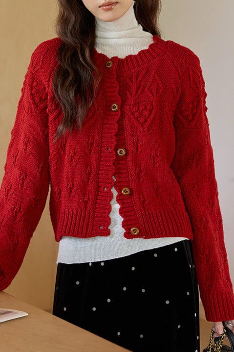 Crochet Knit Cardigan