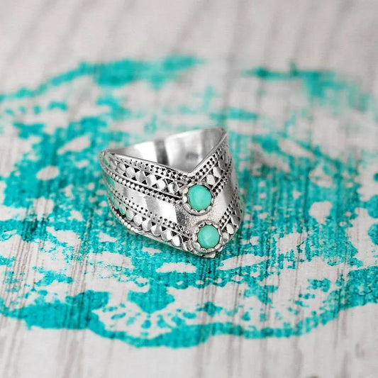 Bohemian Turquoise Ring