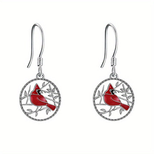 Cardinal Drop Earrings