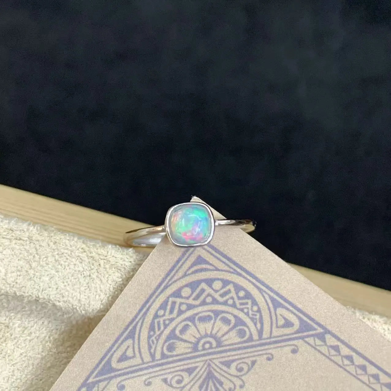 Elegant Opal Ring