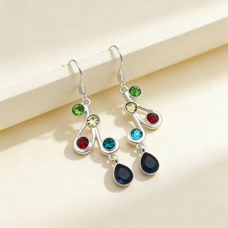 Colorful Crystal Earrings