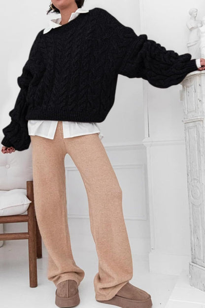 Chunky Knit Cable Sweater