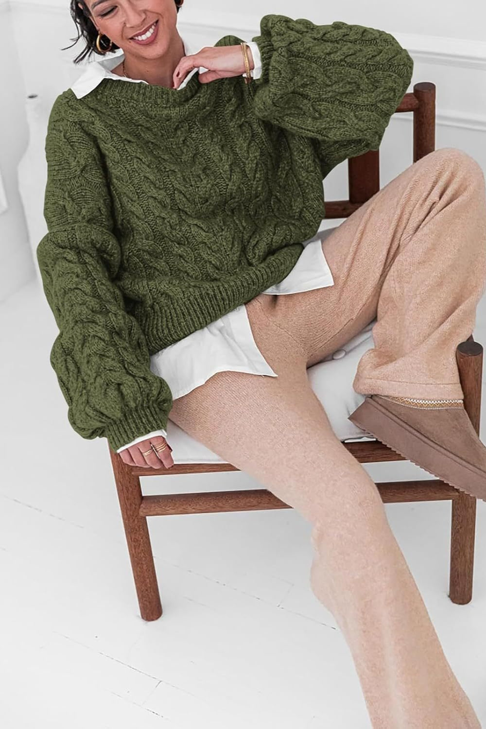 Chunky Knit Cable Sweater