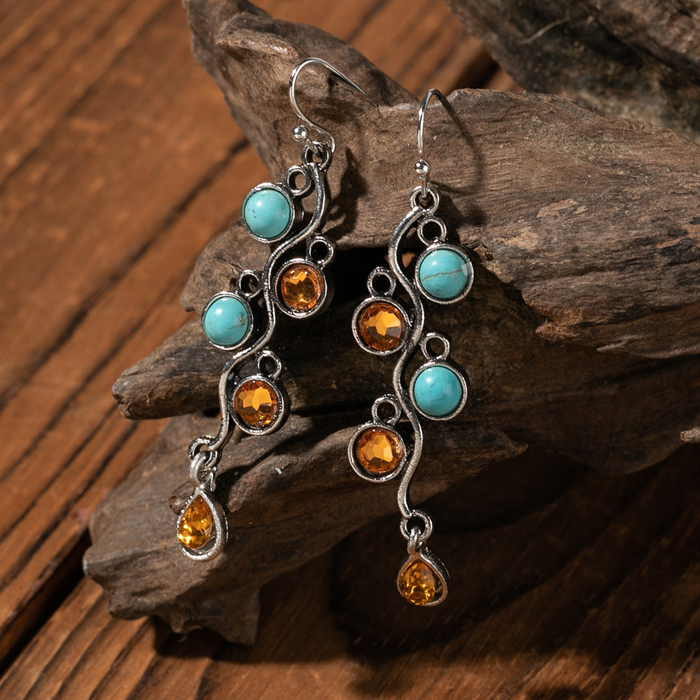 Bohemian Turquoise Earrings