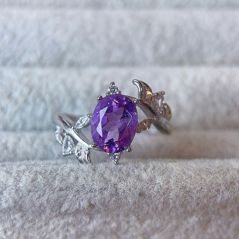 Statement Amethyst Ring