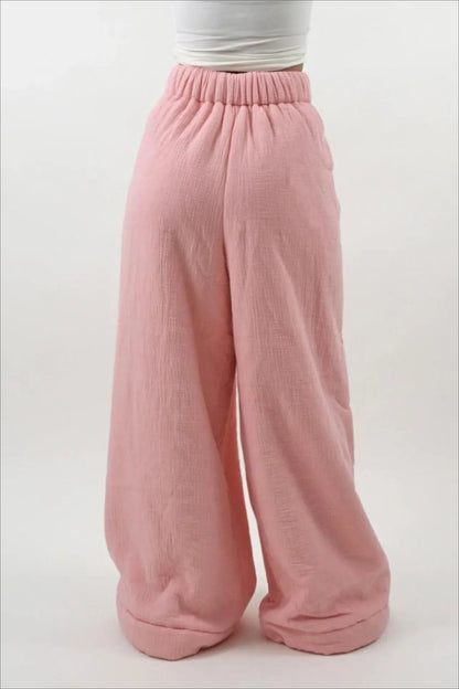 Warm Fleece Lined Knit Pants