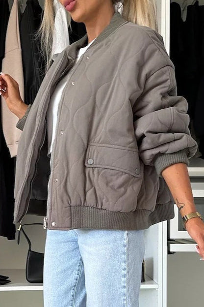 Button Padded Coat