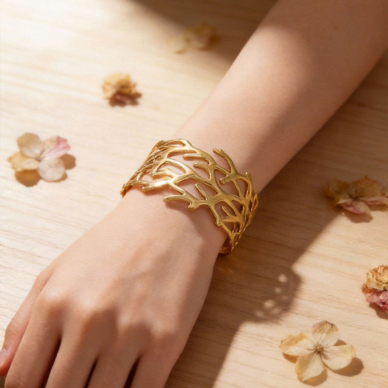 Gold Branch Bracelet