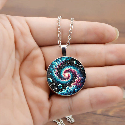 Cosmic Galaxy Necklace