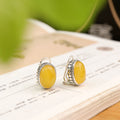 Vintage Amber Earrings