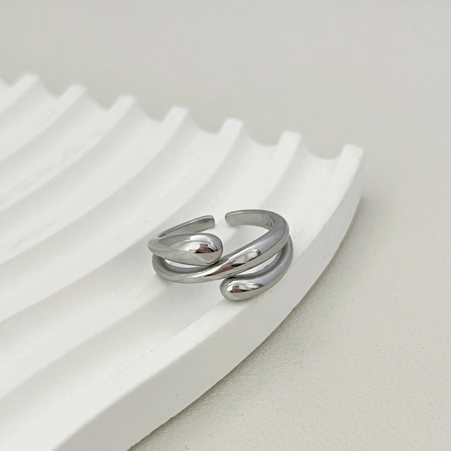 Modern Silver Ring