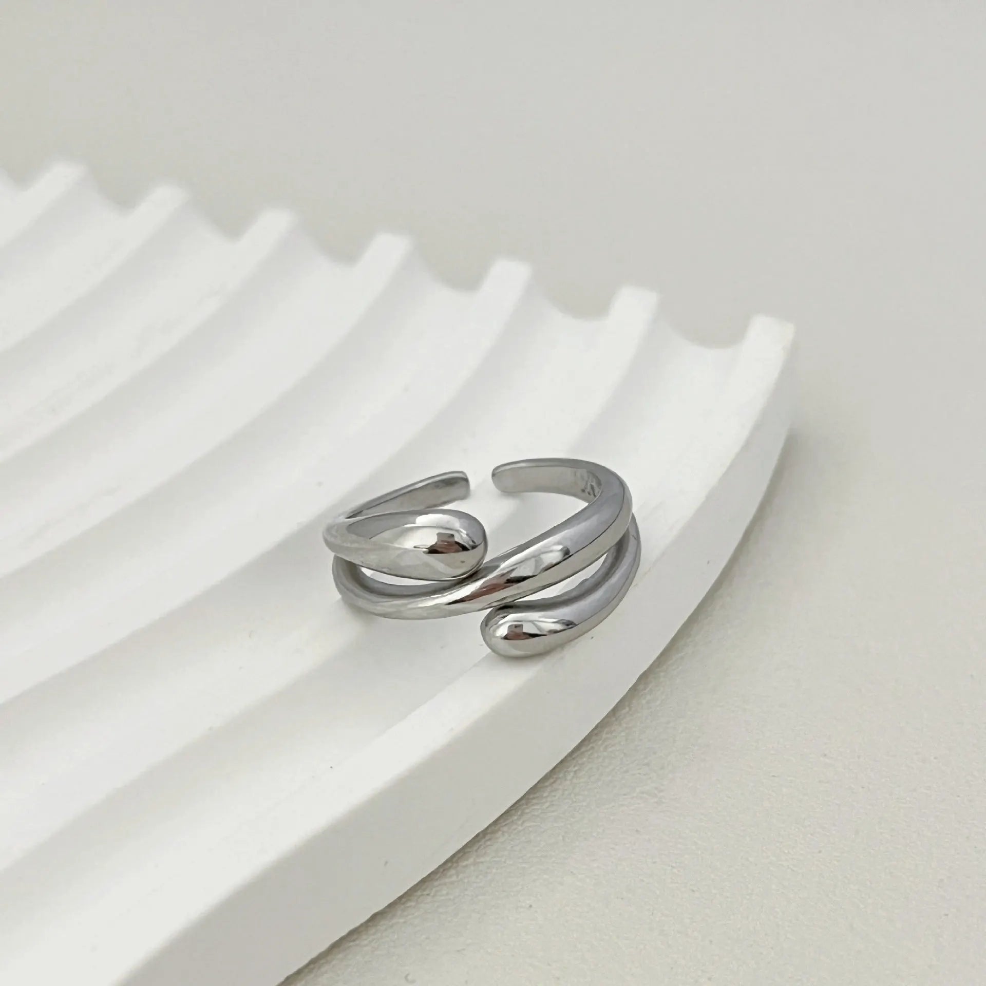 Modern Silver Ring