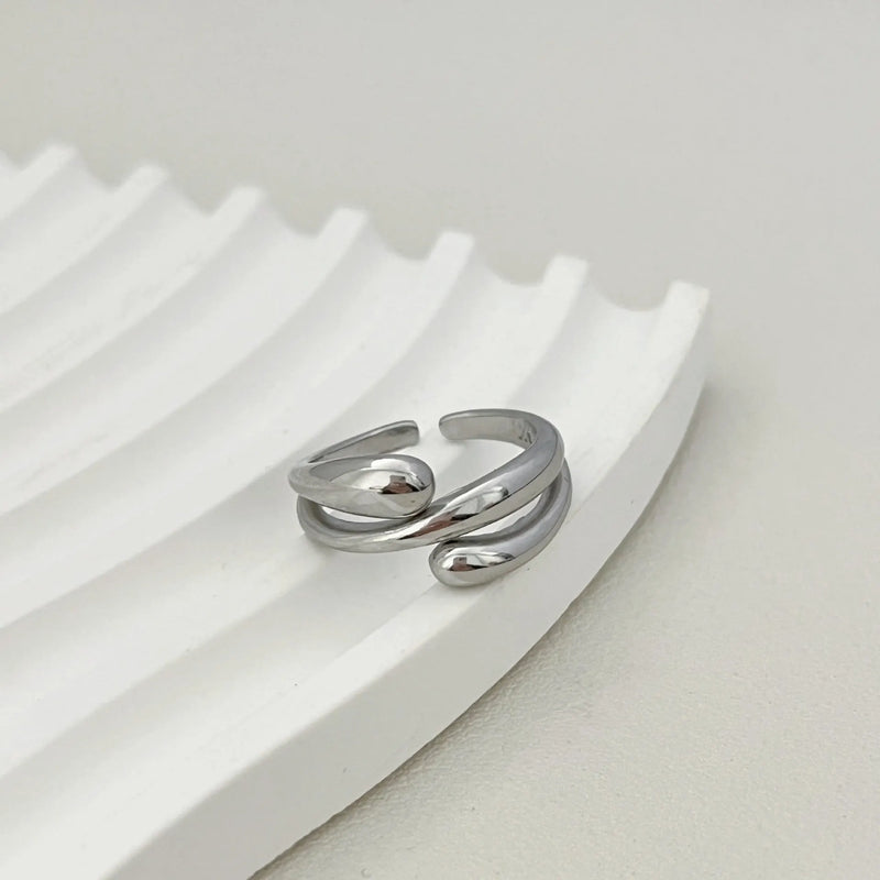 Modern Silver Ring
