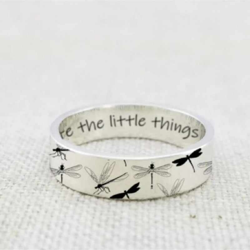 Dragonfly Bangle Ring