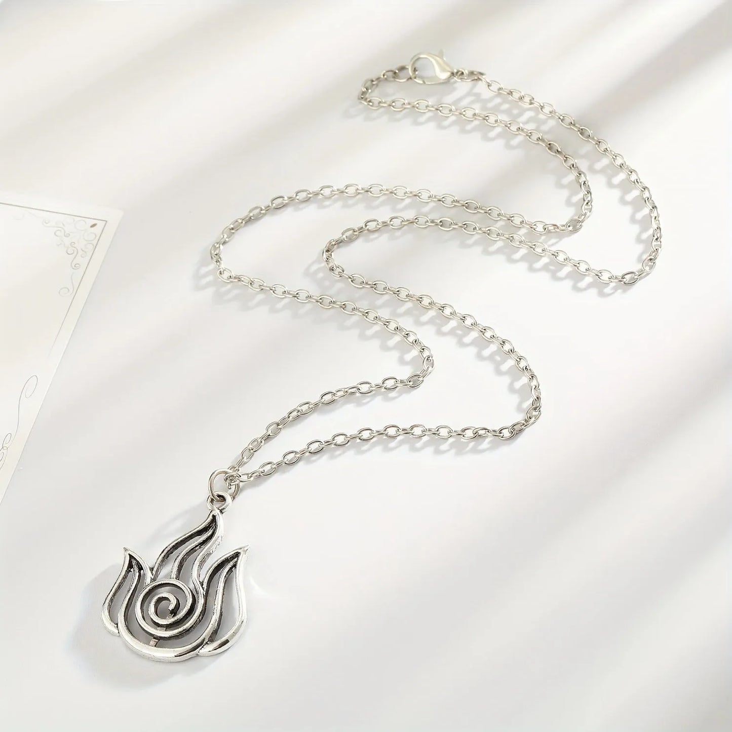 Spiral Flame Necklace