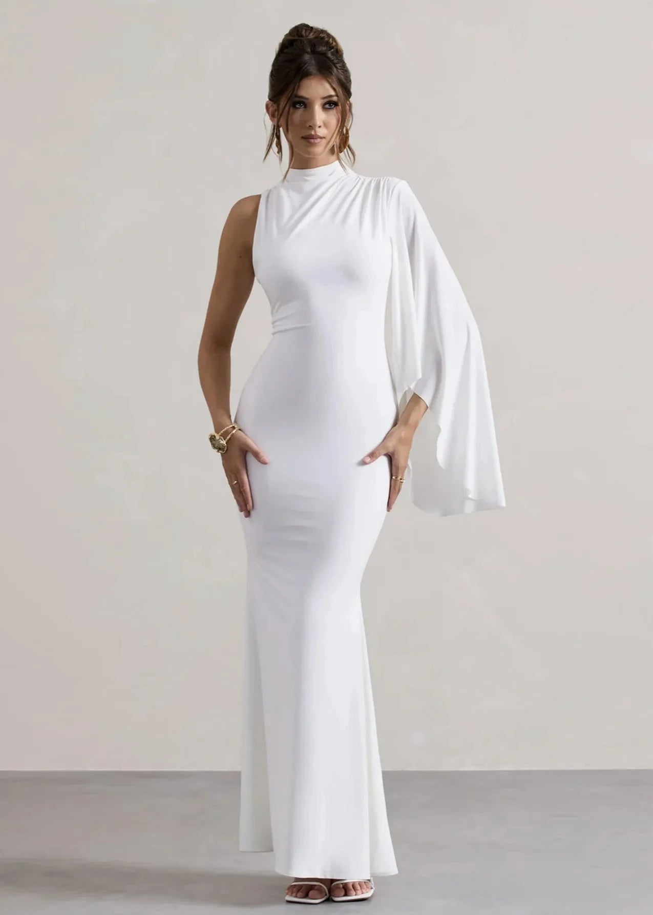 One-shoulder Maxi Dress
