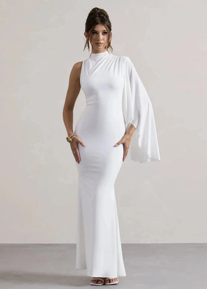 One-shoulder Maxi Dress