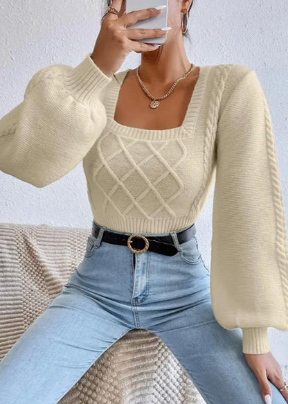 Square Neck Sweater