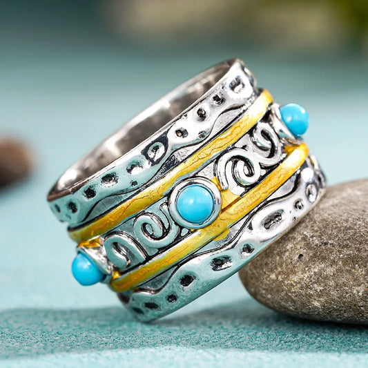 Bohemian Turquoise Ring