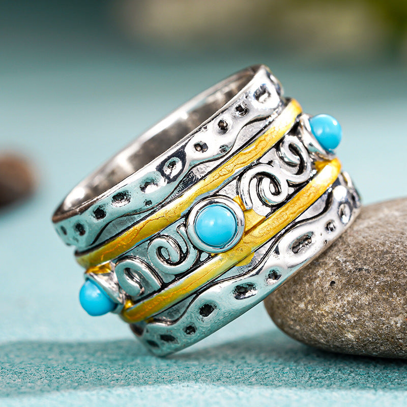 Bohemian Turquoise Ring