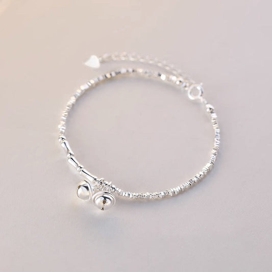 Elegant Silver Charm Bracelet