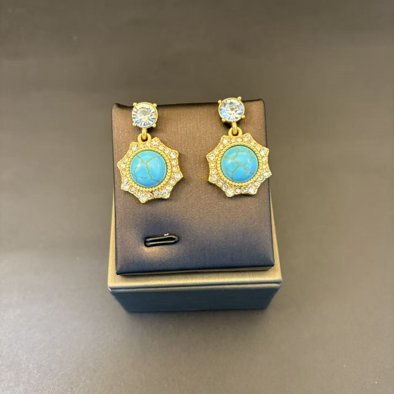 Turquoise Statement Earrings