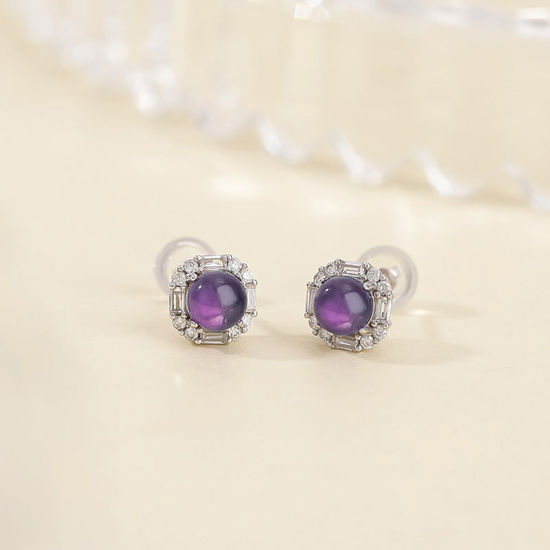 Elegant Amethyst Earrings