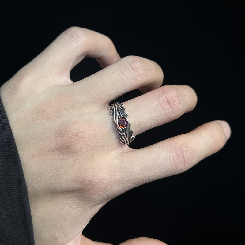 Statement Amber Ring