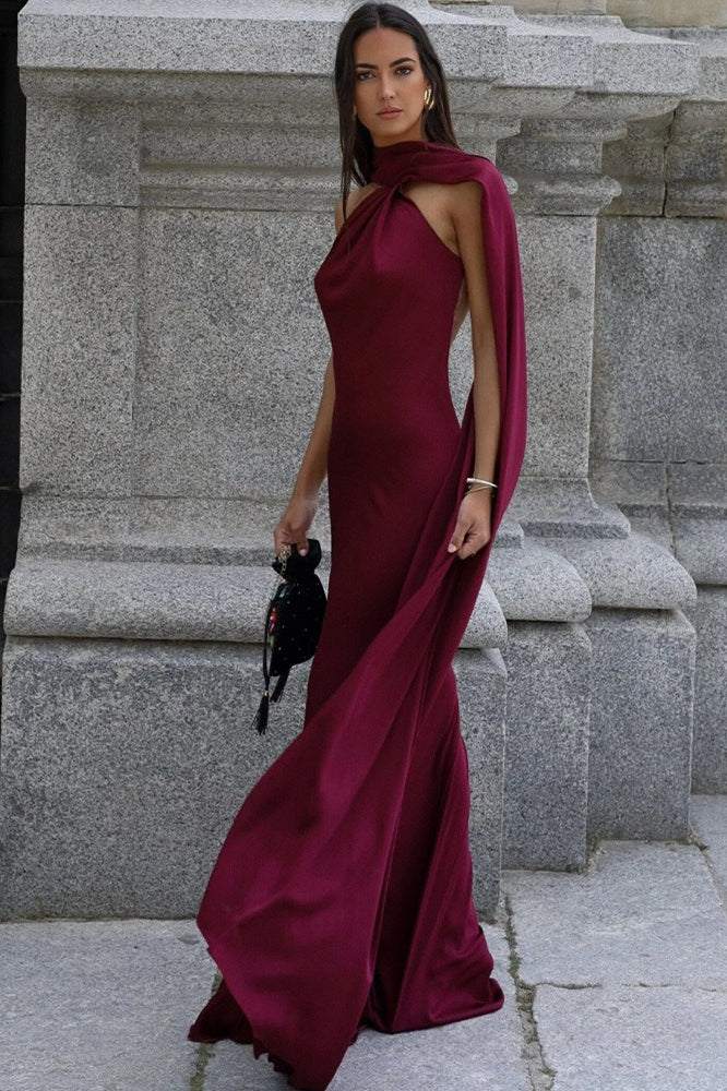 Simple Tie Strap Maxi Dress