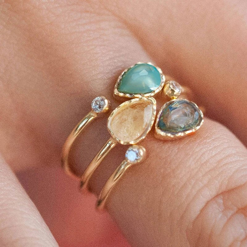 Elegant Gemstone Statement Ring