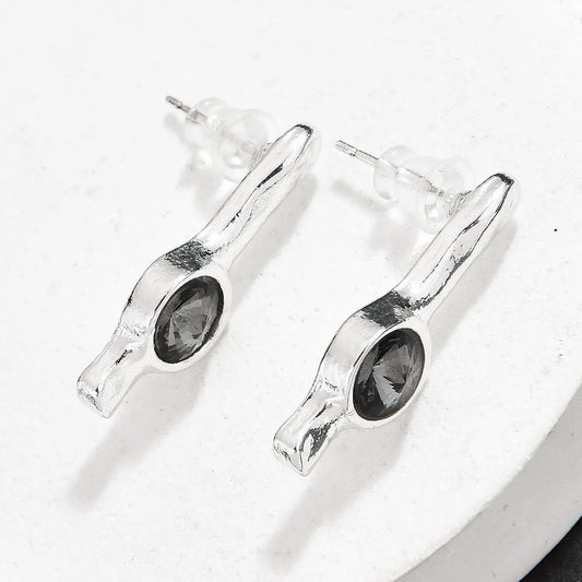 Elegant Smoky Quartz Earrings