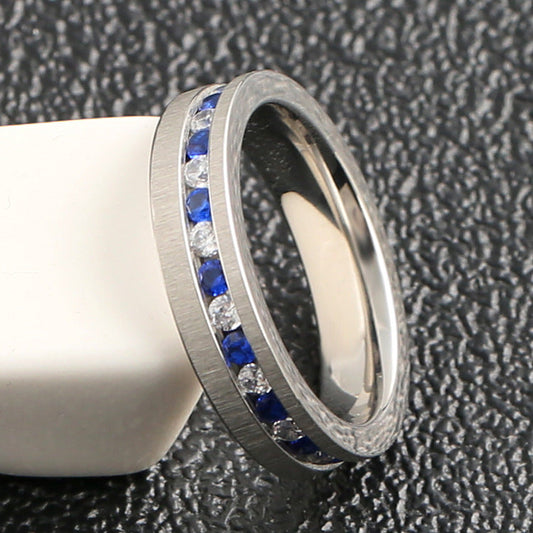 Sapphire Diamond Ring