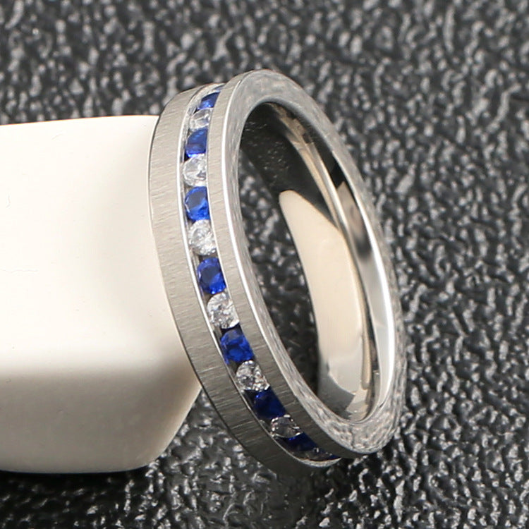 Sapphire Diamond Ring