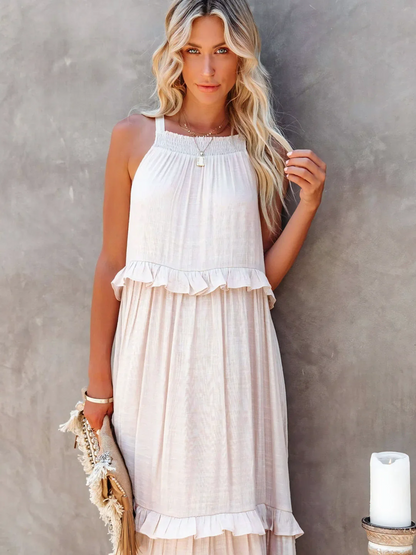 Megan | Ruffle Maxi Dress