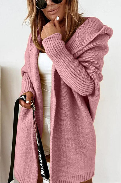 Fall for Nyc Hooded Cardigan