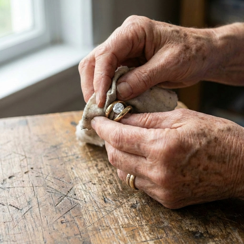 Vintage Spiral & Zirconia Ring