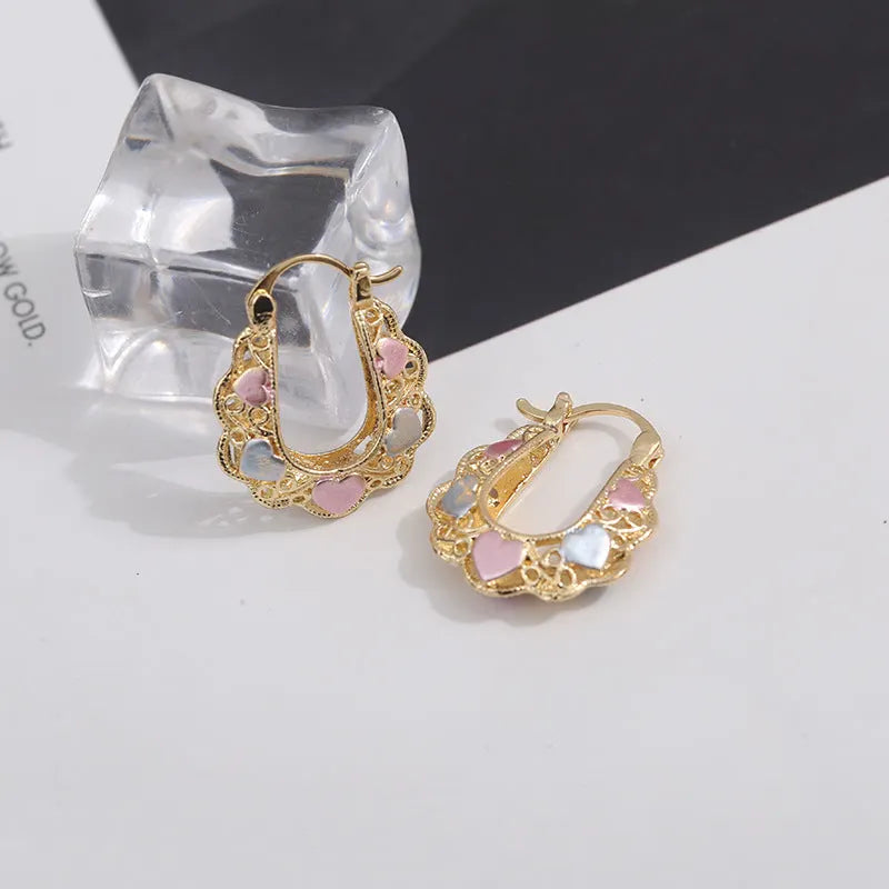 Vintage Gold Hoop Earrings