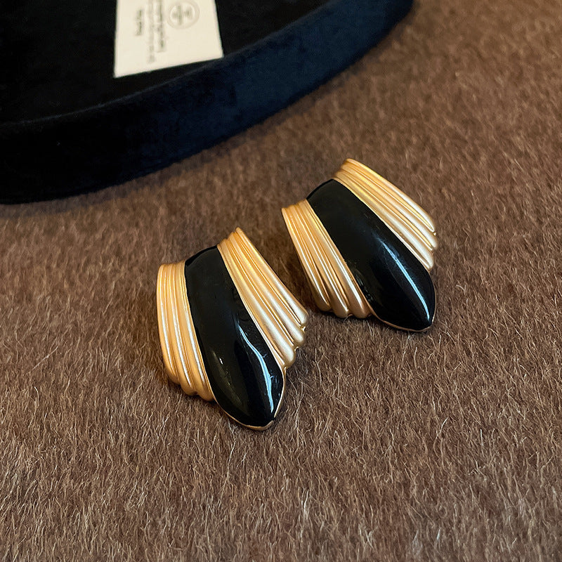 Statement Black Onyx Earrings