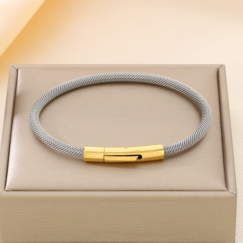 Modern Gold Mesh Bracelet
