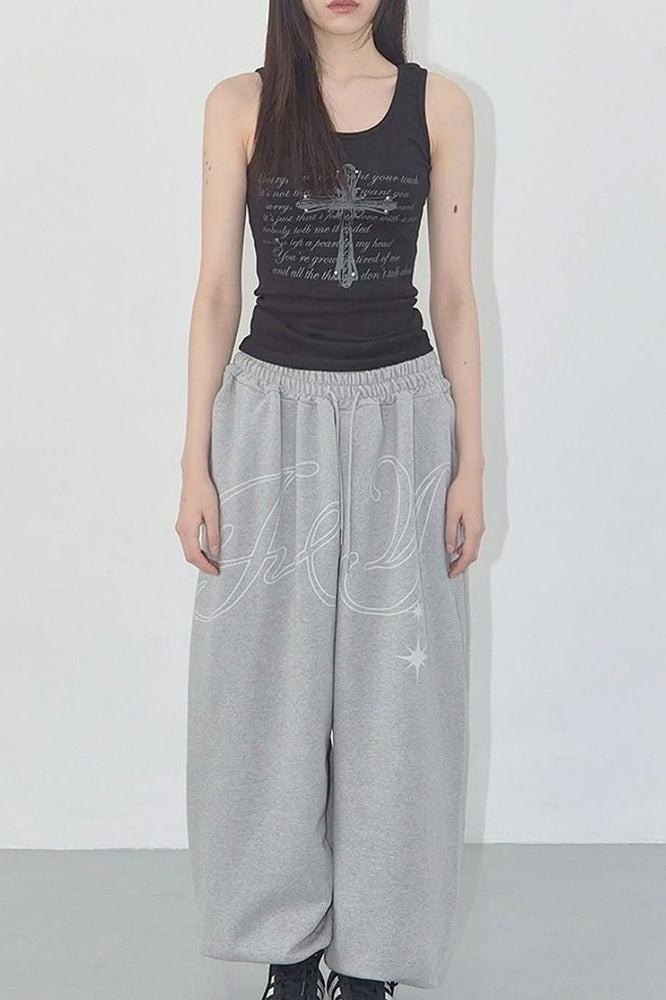 Hip-hop Letter Wing Pants