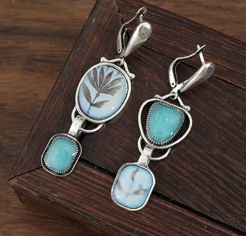 Vintage Stone Earrings