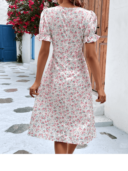 Lucianna Babydoll Mini Dress