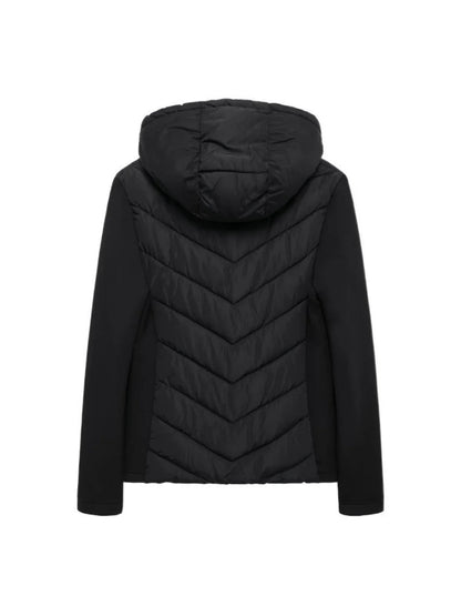 Cotton Padded Coat With Stand Up Collar for Wear