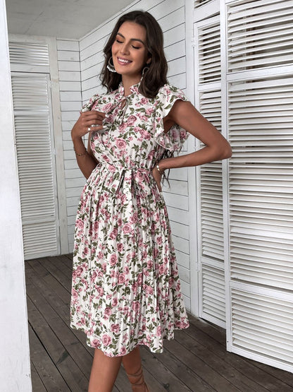 Kaidesse Midi Dress - Pink