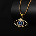 Evil Eye Gold Necklace